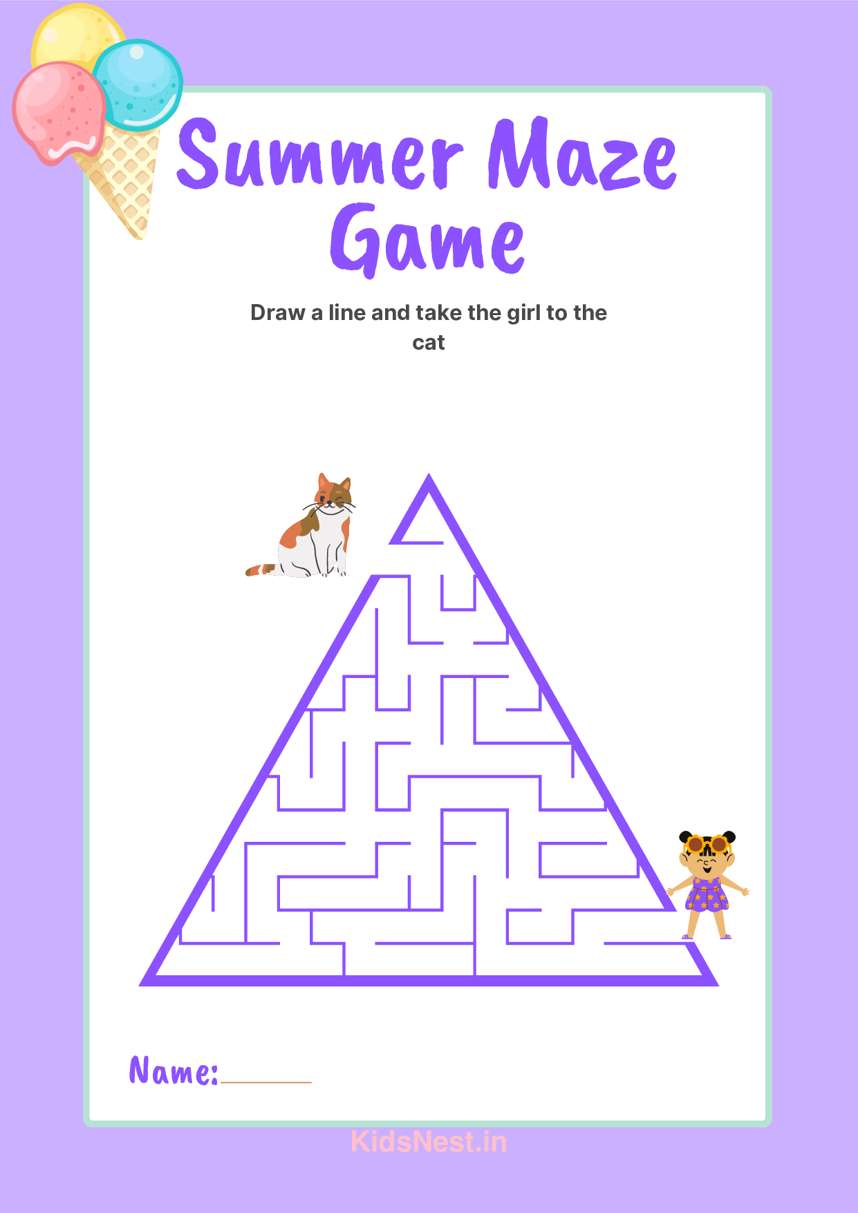Printable Maze Games for Kids | Educational Worksheets